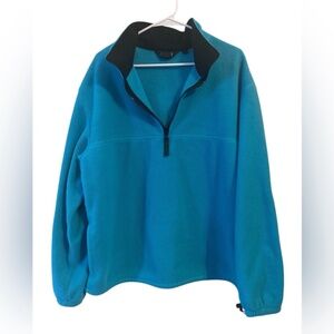 J.Crew sport Blue Cowl Neck Fleece Sweater